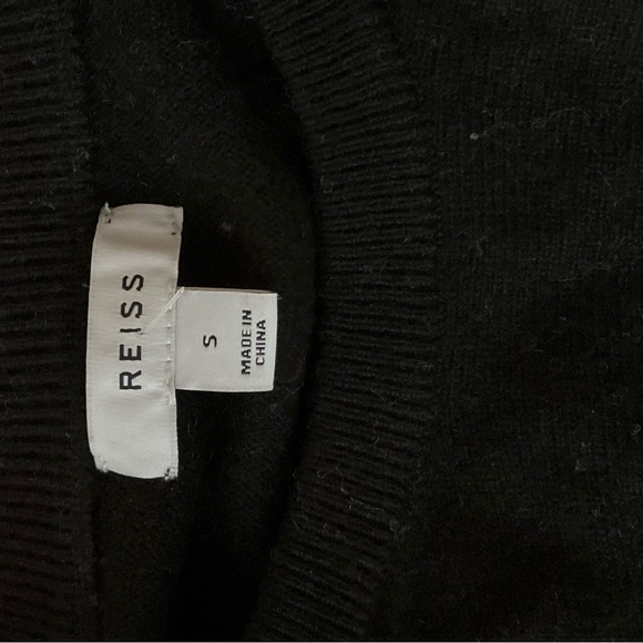 Reiss‎ Sydney Patterned Crewneck sweater wool knit intarsia Small - Picture 6 of 7